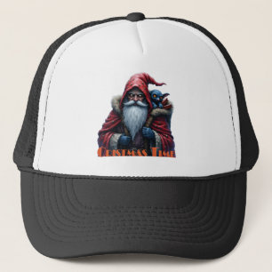 Vorstbeet Santa & zijn ondeugende elf. Trucker Pet