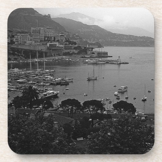 Vorstendom Monaco De haven Bier Onderzetter (Voorkant)