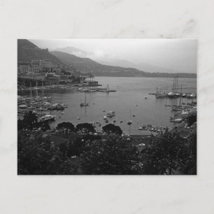 Vorstendom Monaco De haven Briefkaart