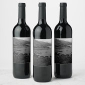 Vorstendom Monaco De haven Wijn Etiket (Flessen)