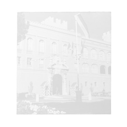  Vorstendom Monaco princely palace 1970 Notitieblok (Voorkant)