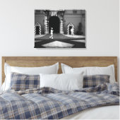 Vorstendom Monaco — princely paleis Canvas Afdruk (Insitu (Slaapkamer))