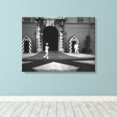 Vorstendom Monaco — princely paleis Canvas Afdruk (Insitu (Houten vloer))