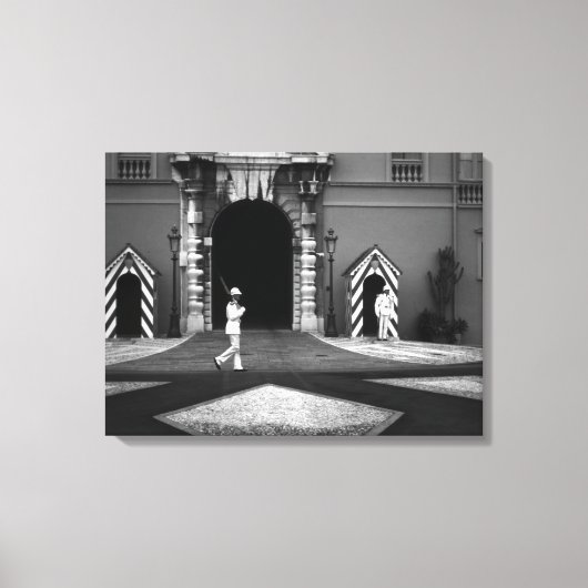 Vorstendom Monaco — princely paleis Canvas Afdruk (Voorkant)