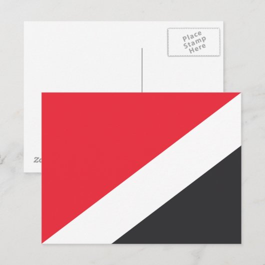 Vorstendom Sealand Flag Briefkaart (Voorkant / Achterkant)