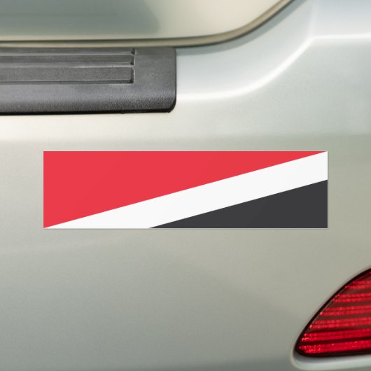 Vorstendom Sealand Flag Bumpersticker (Op auto)