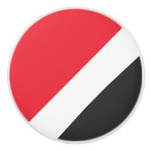 Vorstendom Sealand Flag Keramische Knop (Voorkant)
