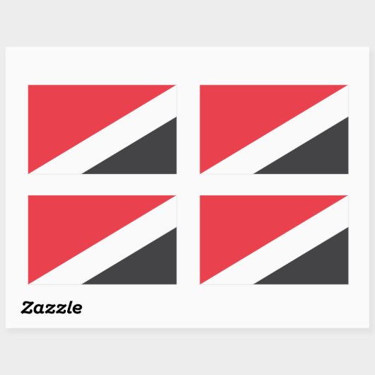 Vorstendom Sealand Flag Rechthoekige Sticker (Vel)