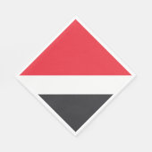 Vorstendom Sealand Flag Servet (Hoek)