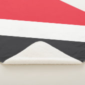 Vorstendom Sealand Flag Sherpa Deken (3/4)