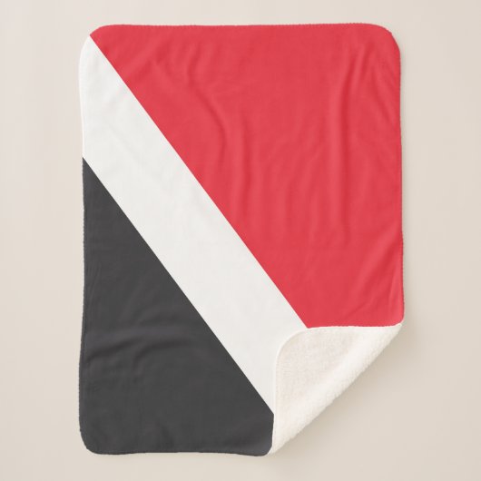 Vorstendom Sealand Flag Sherpa Deken (Voorkant)