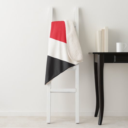 Vorstendom Sealand Flag Sherpa Deken (In situ)