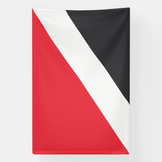 Vorstendom Sealand Flag Spandoek (Verticaal)