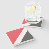 Vorstendom Sealand Flag Stenen Onderzetter (Zijkant)