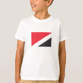 Vorstendom Sealand Flag T-shirt (Voorkant)