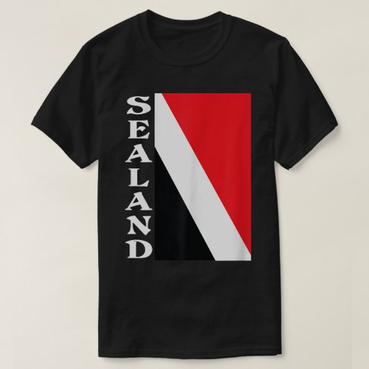 Vorstendom Sealand Flag T-shirt (Design voorkant)