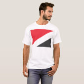 Vorstendom Sealand flag T-shirt (Voorkant volledig)