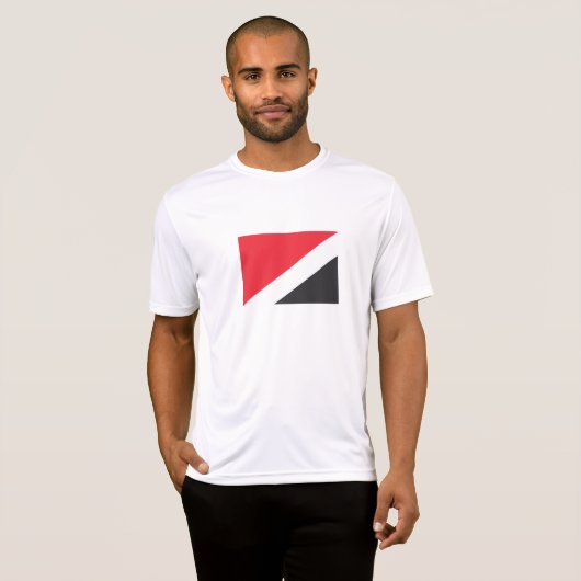 Vorstendom Sealand Flag T-shirt (Voorkant volledig)