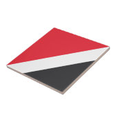 Vorstendom Sealand Flag Tegeltje (Zijkant)