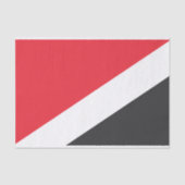 Vorstendom Sealand Flag Tissuepapier (Voorkant)