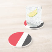 Vorstendom Sealand Flag Zandsteen Onderzetter (Zijkant)