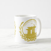 vorstendom zegel - en zeehondenkrest koffiemok (Voorkant rechts)