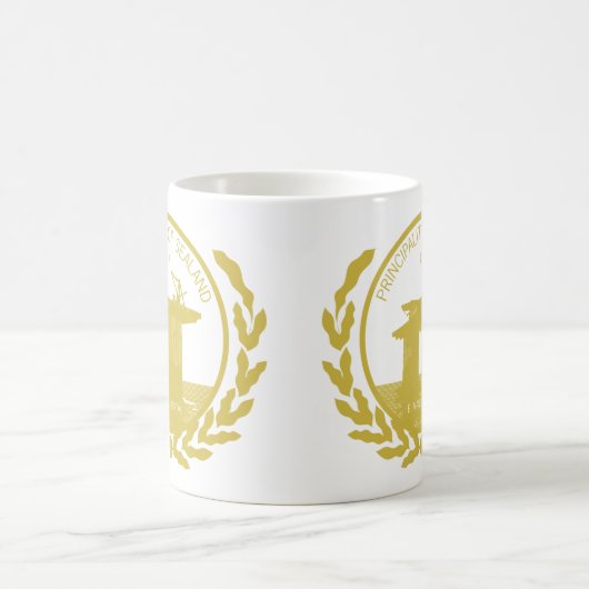 vorstendom zegel - en zeehondenkrest koffiemok (Center)