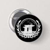 vorstendom zegel - en zeehondenkrest ronde button 5,7 cm (Voorkant /achterkant)