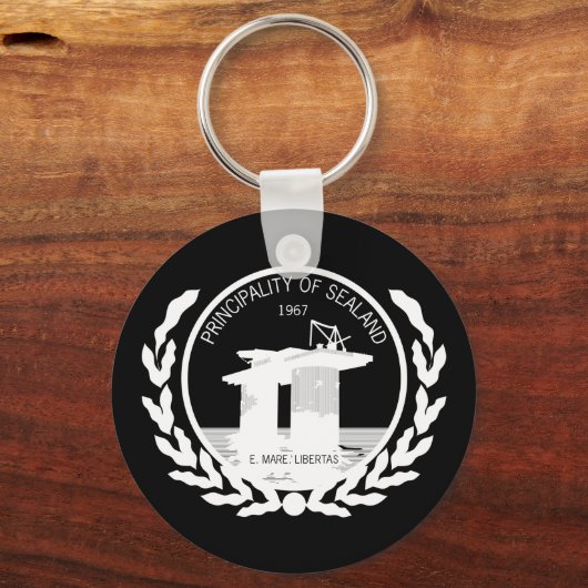 vorstendom zegel - en zeehondenkrest sleutelhanger (Voorkant)