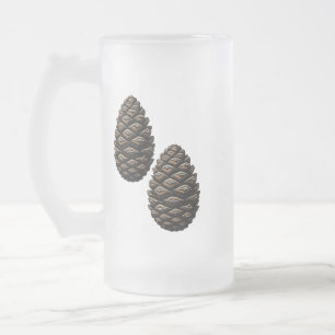 Vorstglas mok met pijnappelappel ontwerp – 475 ml