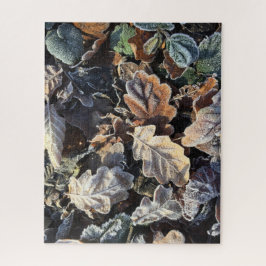 Vorstige bladeren legpuzzel