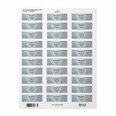 Vorstige boom in de avond etiket (Full Sheet)