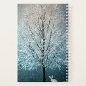 Vorstige boom in de avond planner (Achterkant)