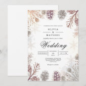 Vorstige Denneappel Winterhuwelijk Kaart (Voorkant / Achterkant)