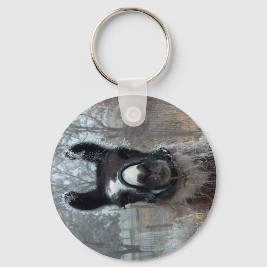 Vorstige Lama Sleutelhanger (Voorkant)