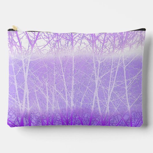 Vorstige Nevelige Bomen in Lila Lavendel Etui (Voorkant)