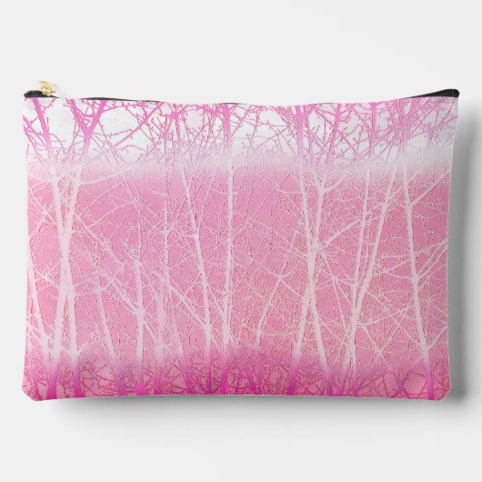 Vorstige Nevelige Bomen in Perzik en Roze Etui (Voorkant)