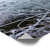 Vorstige Planten Winterlandschap Poster (Hoek)