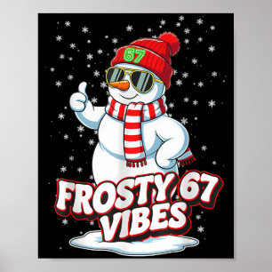 Vorstige Sfeer 67 Sneeuwman Voor Winter - Zes Zeve Poster