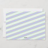 Vorstige Winter Moderne Retro Kerstmis Familie Fot Feestdagenkaart (Achterkant)