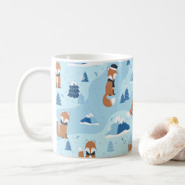 Vorstige Winter Vossen Koffiemok