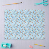 Vorstige Winter Vossen Tissuepapier (Craft)