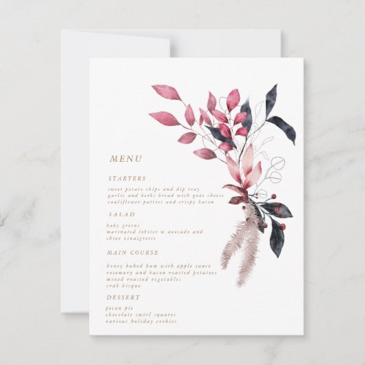 vorstrode winterfloral Weddennemkaart Kaart (Voorkant)