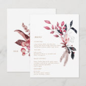 vorstrode winterfloral Weddennemkaart Kaart (Voorkant / Achterkant)