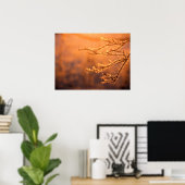 Vorstvlokken bij zonsopgang poster (Thuiskantoor)