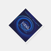 Vortex 100th Birthday Celebration Paper Napkin Servetten (Hoek)
