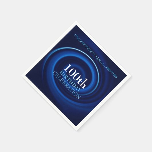 Vortex 100th Birthday Celebration Paper Napkin Servetten (Hoek)