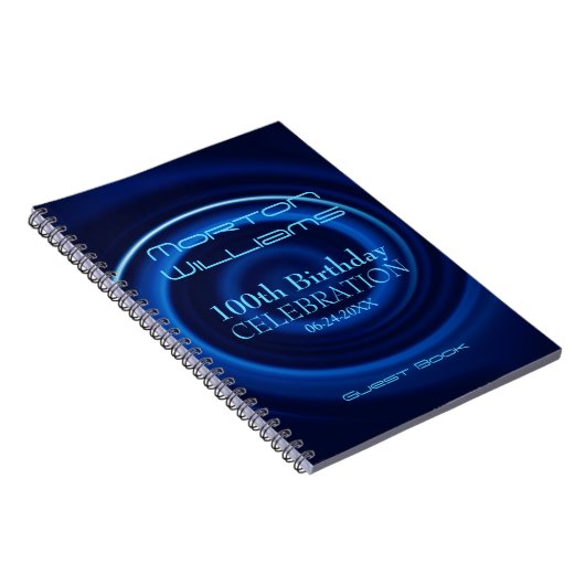 Vortex 100th Birthday Celebration S Guest Book Notitieboek (Rechterzijde)