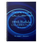 Vortex 100th Birthday Celebration S Guest Book Notitieboek (Voorkant)