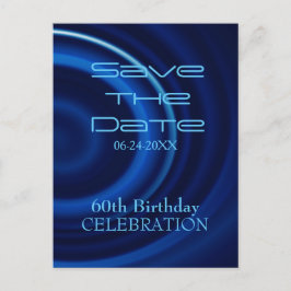 Vortex 60th Birthday Save the Date Briefkaart